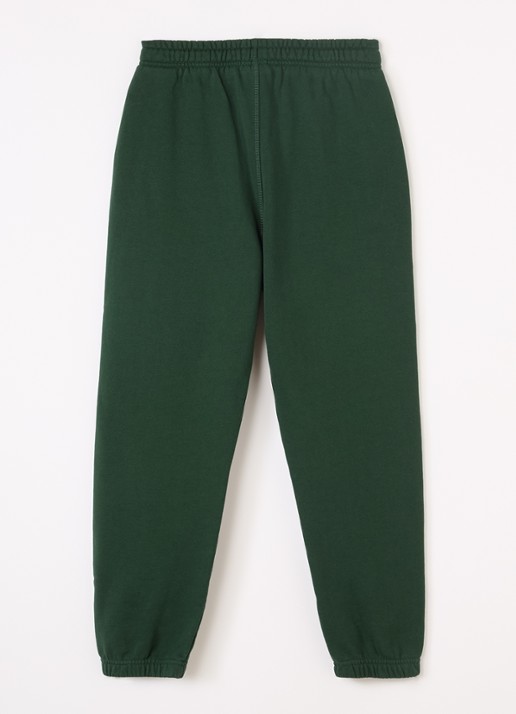 Off-White Bookish tapered fit joggingbroek met logoborduring - voorkant 2 donkergroen