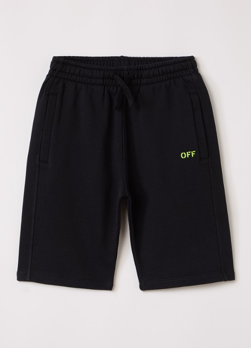 Off-White Diag straight fit korte joggingbroek met logo- en backprint