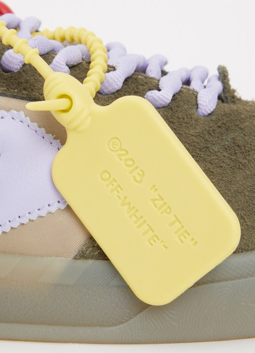 Off-White Ends of Play sneaker met details van kalfssuède - detail 5 bruin