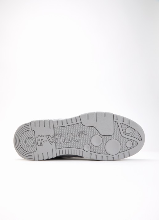 Off-White For Walking sneaker van suède - detail 4 grijs