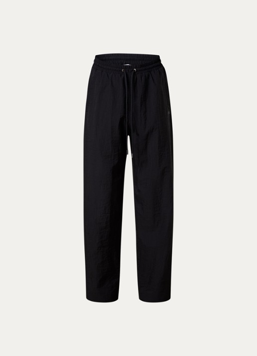 Off-White Glossy arrow wide fit broek met steekzakken - voorkant 5 zwart