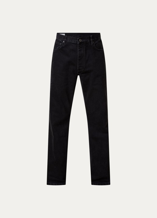 Off-White Half Arrow loose fit jeans met backprint - voorkant zwart
