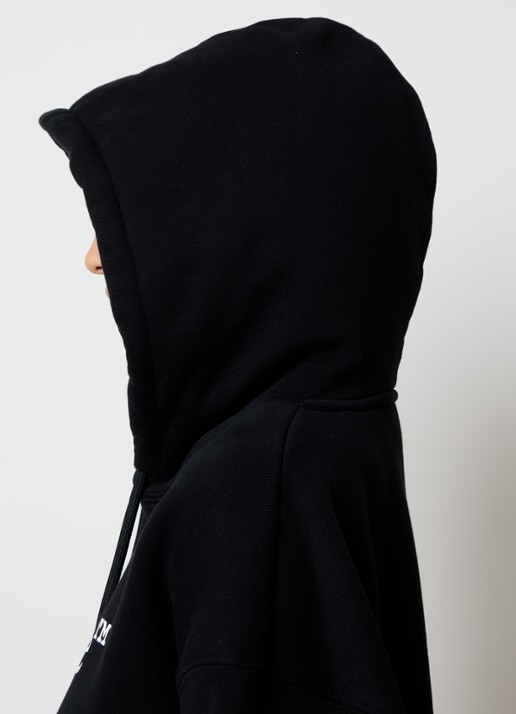 Off-White Hoodie met logoprint  - detail 3 zwart