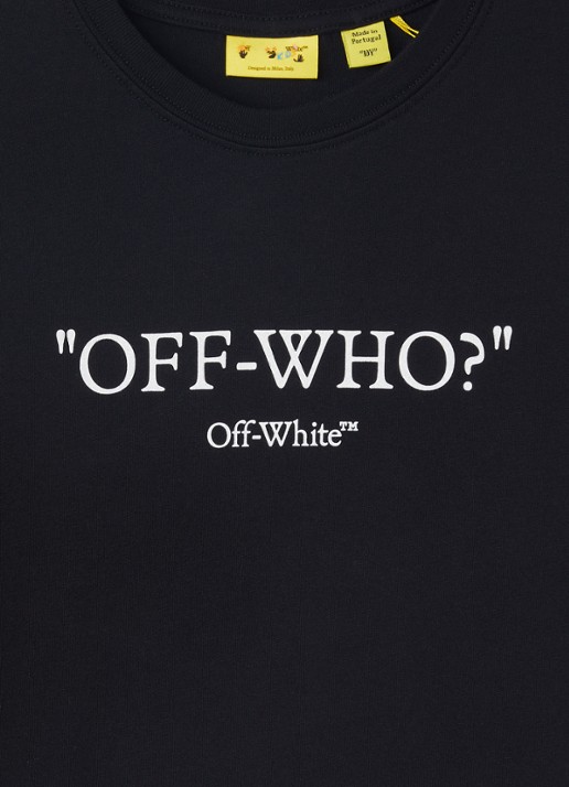 Off-White Longsleeve met logo- en backprint - detail 3 zwart