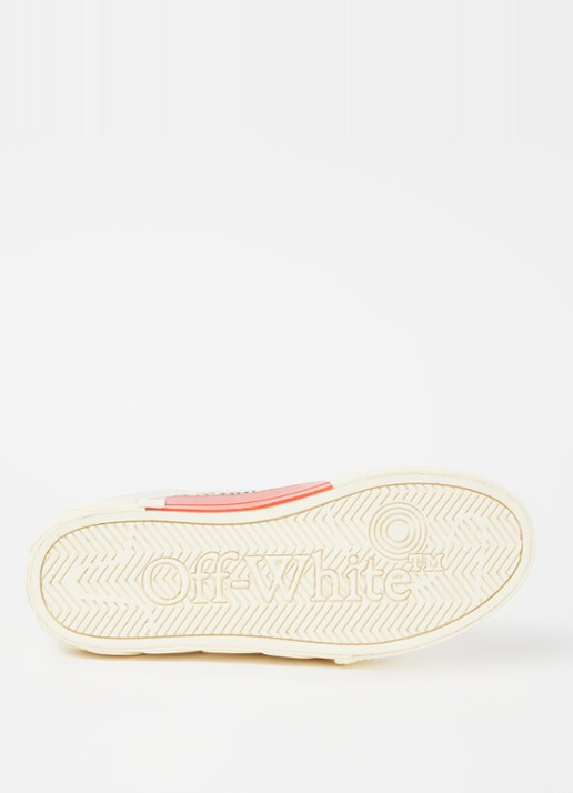 Off-White Low Vulcanized sneaker van kalfsleer - detail 5 creme
