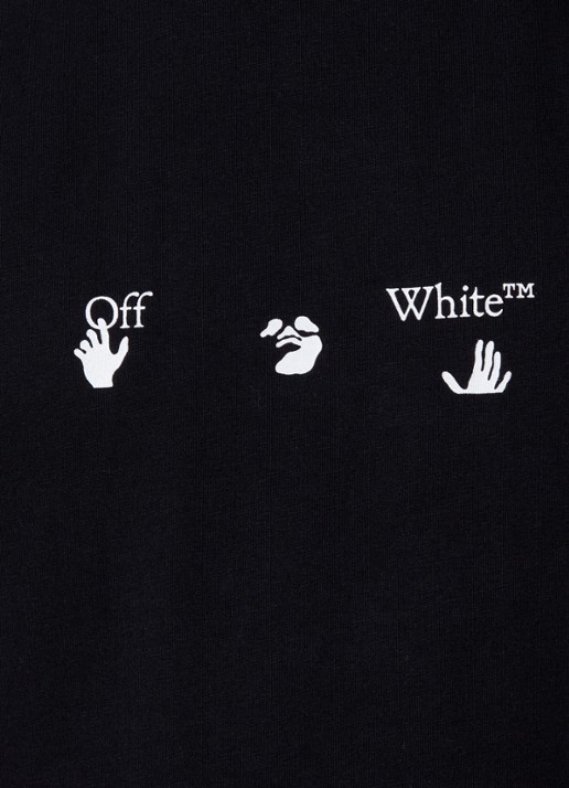Off-White Neighbourhood Skate T-shirt met logo- en backprint - detail 2 zwart