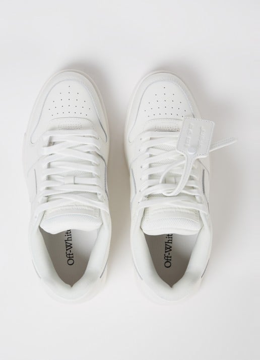 Off-White Out Of Office sneaker van kalfsleer  - detail 2 wit