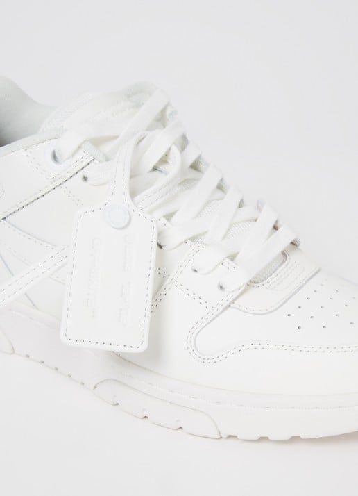 Off-White Out Of Office sneaker van kalfsleer  - detail 4 wit