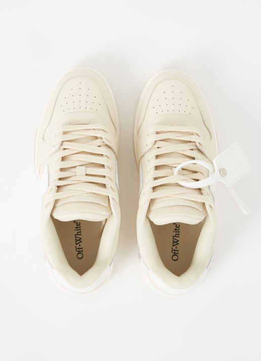 Off-White Out Of Office sneaker van kalfsleer  - detail 3 creme