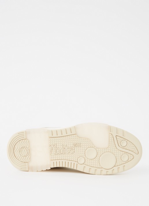 Off-White Out Of Office sneaker van kalfsleer  - detail 4 creme