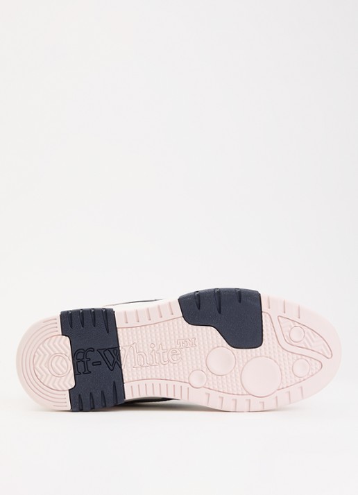 Off-White Out Of Office sneaker van kalfsleer - detail 4 lichtroze