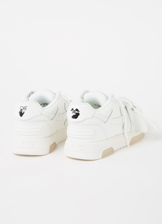 Off-White Out of Office sneaker van kalfsleer - detail 2 wit