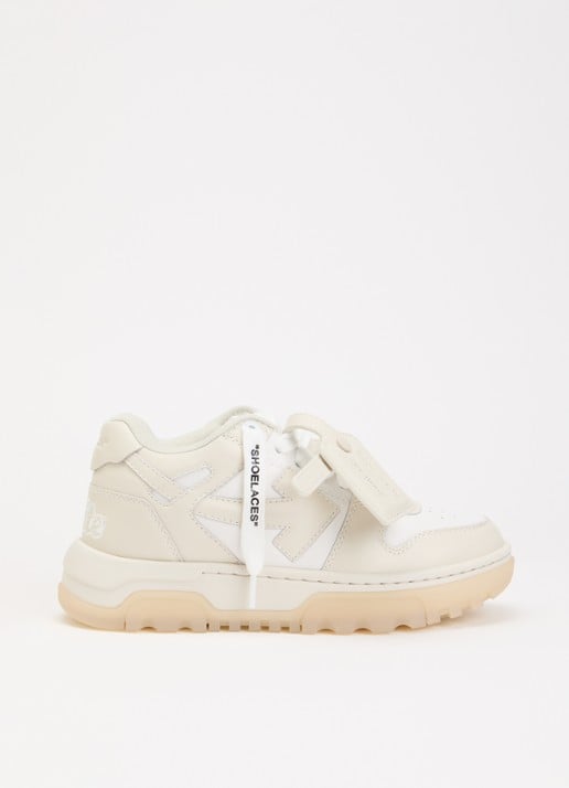 Off-White Out Of Office sneaker van kalfsleer