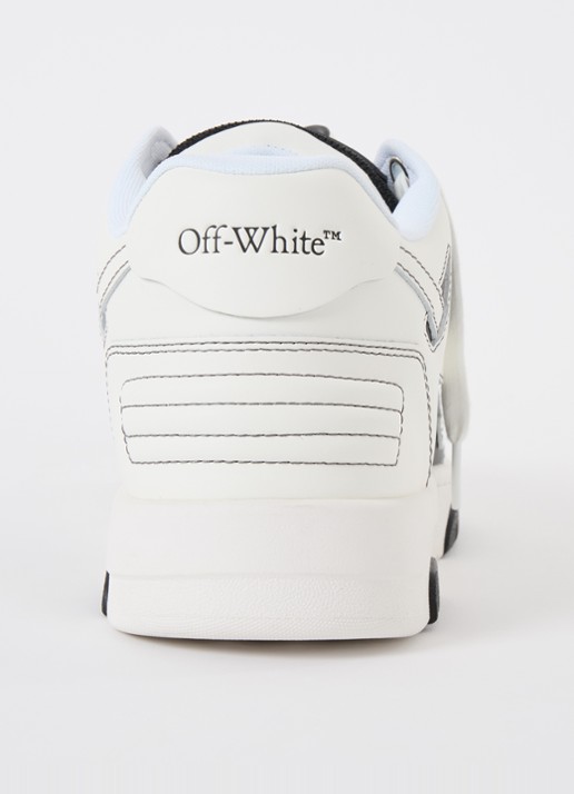 Off-White Out Of Office sneaker van kalfsleer - detail 7 gebroken wit