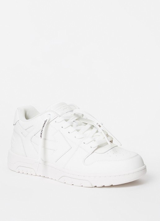 Off-White Out Of Office sneaker van kalfsleer - voorkant 6 wit