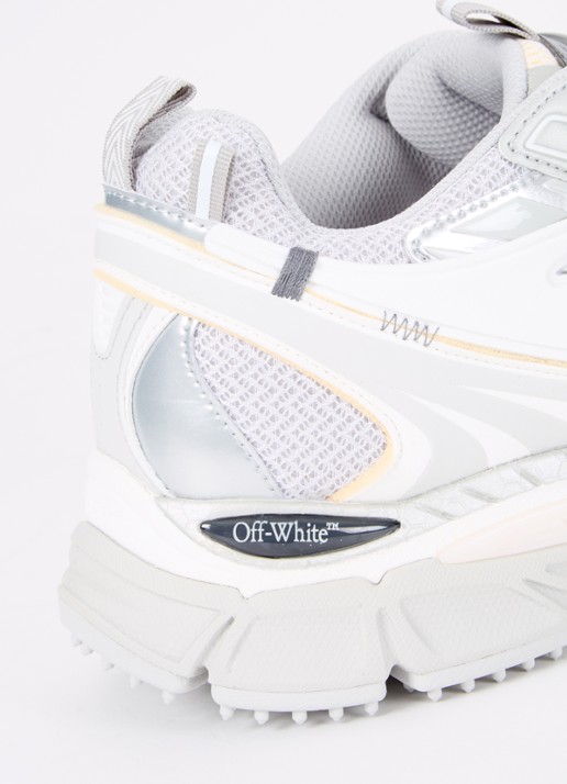Off-White Ow Be Right Back sneaker met mesh details - detail 5 grijs