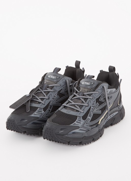 Off-White Ow Be Right Back sneaker met mesh details - detail 4 zwart