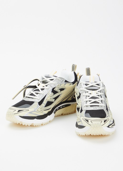 Off-White Ow Be Right Back sneaker met mesh details - detail 3 zwart