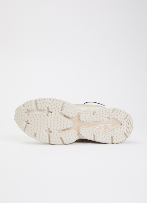 Off-White Ow Be Right Back Worn Out sneaker met mesh details - detail 5 beige