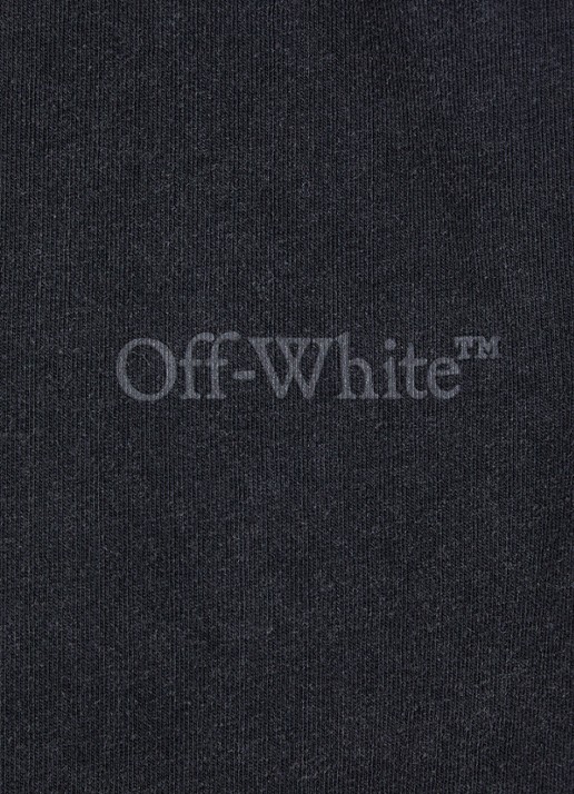Off-White Rugs Arrow Skate T-shirt met logo- en backprint - detail 4 zwart