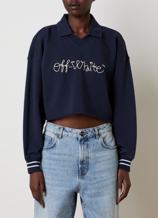 Off-White Script polo met logo