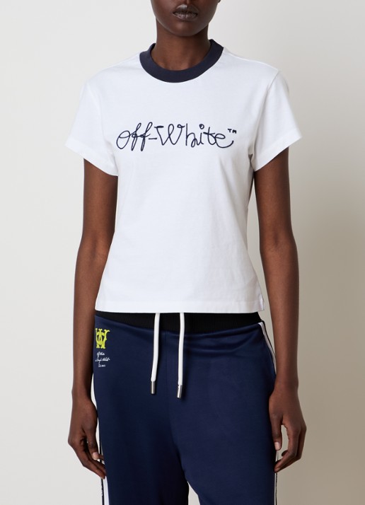 Off-White Script T-shirt met logo