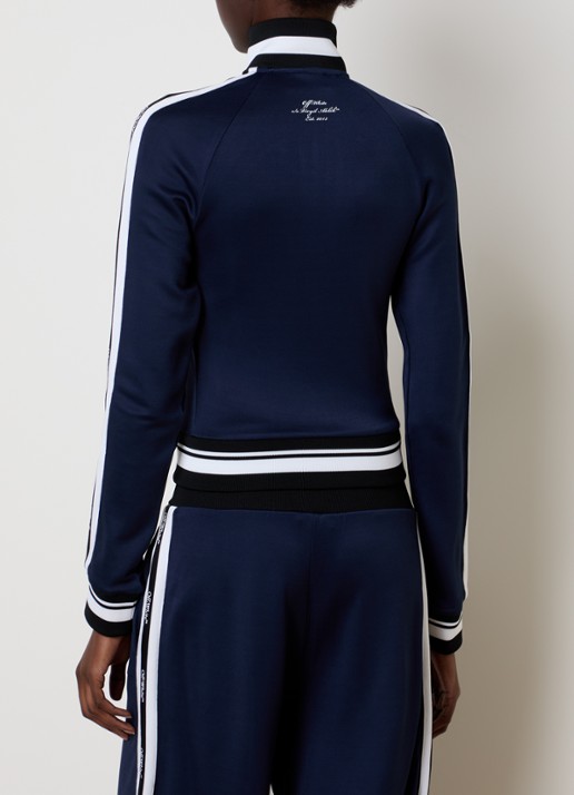 Off-White Serena sweatvest met logo - achterkant 3 donkerblauw