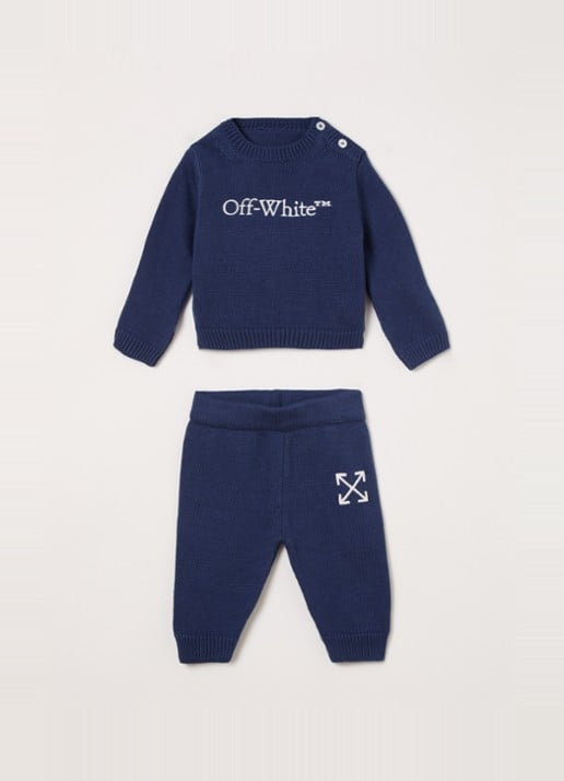 Off-White Set van trui met legging 2-delig