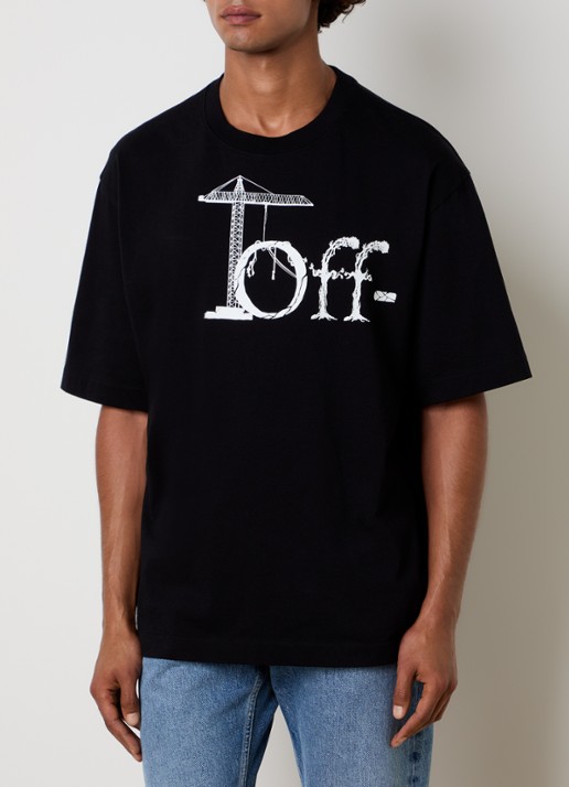 Off-White Shared T-shirt met logo- en backprint