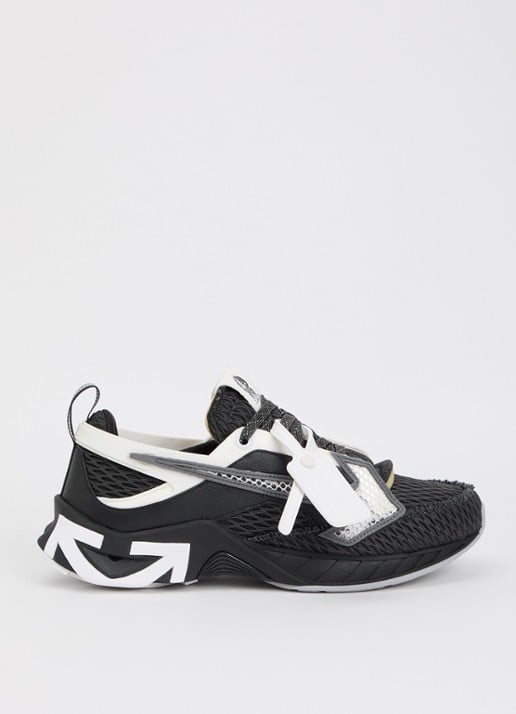 Off-White Space Memo sneaker met details van mesh