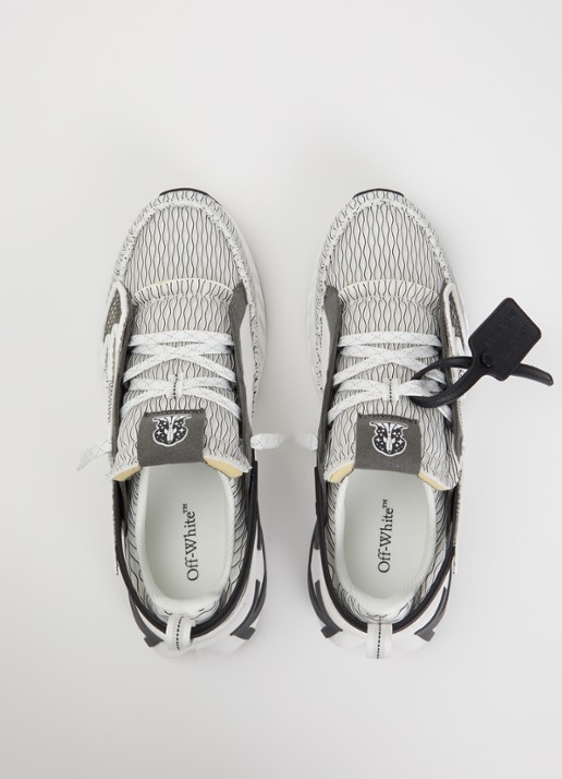 Off-White Space Memo sneaker met details van mesh - detail 2 wit