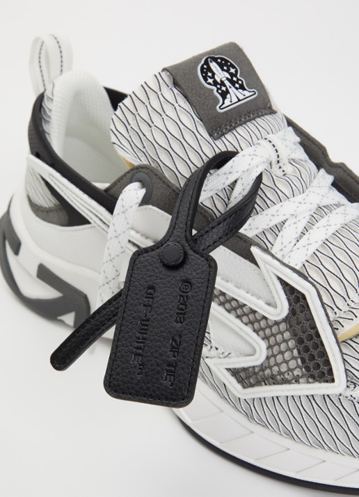 Off-White Space Memo sneaker met details van mesh - detail 4 wit