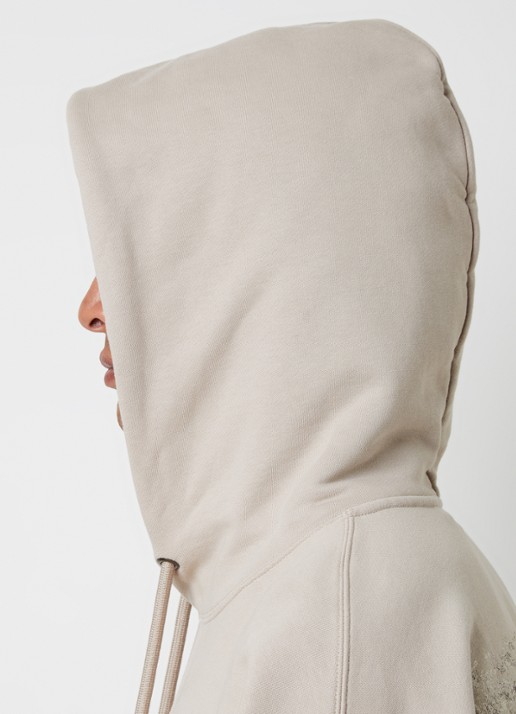 Off-White Spices arrow hoodie met logo- en backprint - detail 4 beige