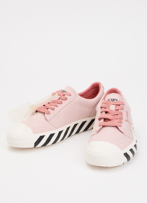 Off-White Vulcanized Undercut sneaker met logo - detail 3 oudroze