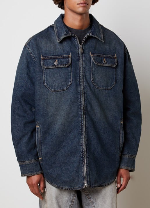 Off-White Workwear comfort fit overshirt van denim