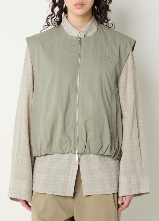 OLAF Gilet met logo en steekzakken