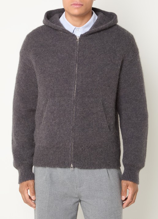 OLAF Grofgebreid vest in alpaca wolblend