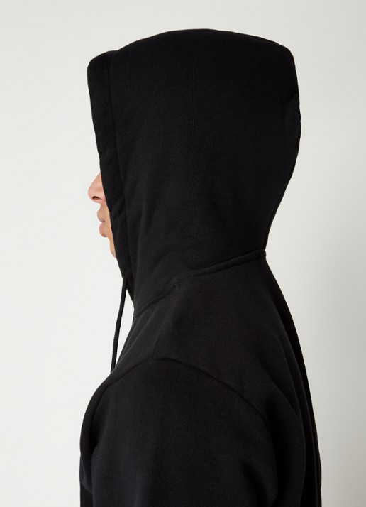 OLAF Hoodie met logo  - detail 5 zwart