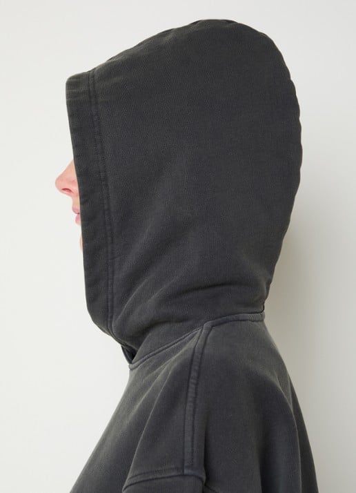 OLAF Hoodie met logo - detail 3 antraciet