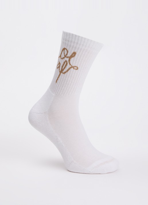 OLAF Monogram sportsokken in katoenblend met logo