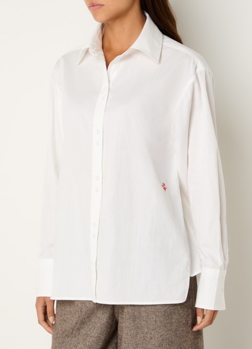 OLAF Oversized blouse met logo