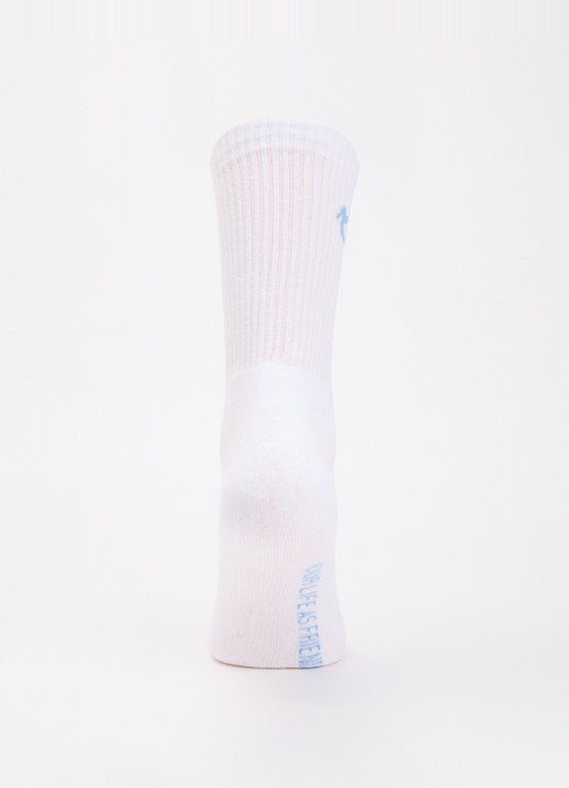 OLAF Signature sokken met logo - voorkant 2 gebroken wit