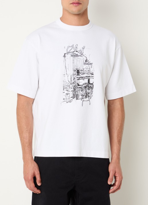 OLAF Sketched Atelier T-shirt met logoprint