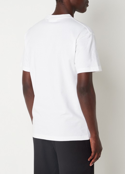 OLAF T-shirt met logo - achterkant wit