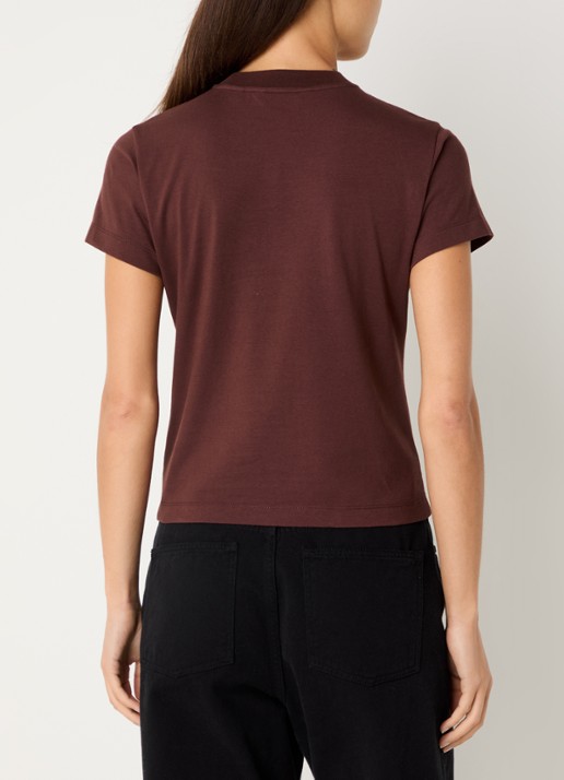 OLAF T-shirt met logo - achterkant 4 bordeauxrood