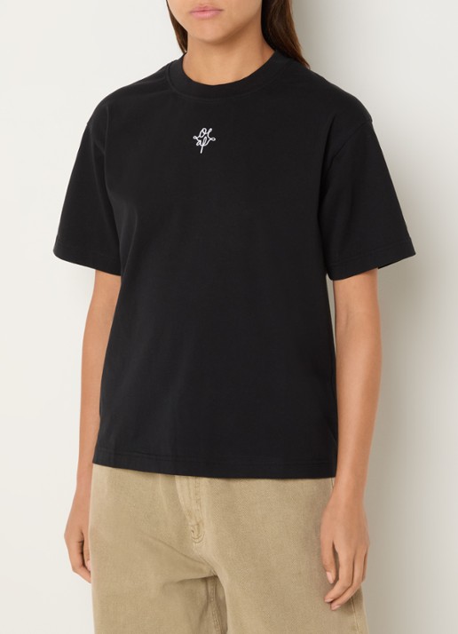OLAF T-shirt met logoborduring