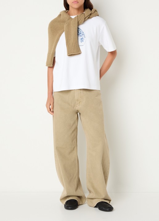 OLAF T-shirt met print - voorkant 2 wit