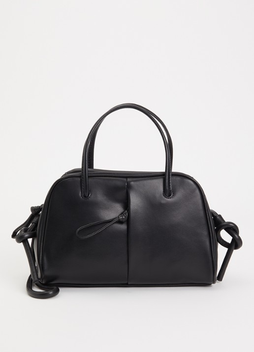 Ölend Mini Brooklyn crossbodytas - voorkant zwart