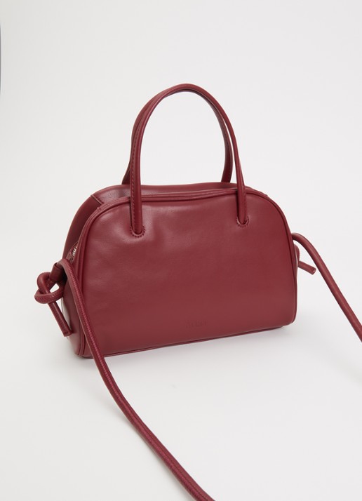 Ölend Mini Brooklyn crossbodytas - achterkant 4 kersenrood