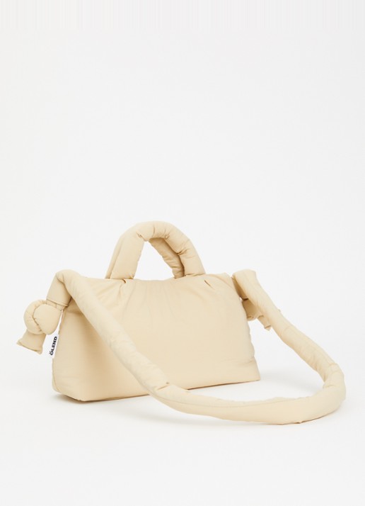 Ölend Mini Ona crossbodytas met afneembare schouderriem - achterkant 5 lichtgeel